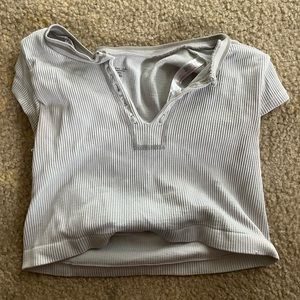 Out from under go for gold seamless top